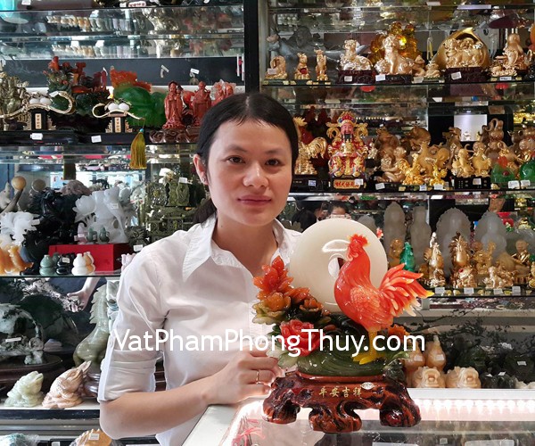 Chị Nhi - khách hàng mua gà ngọc đỏ bên mẫu đơn G058A