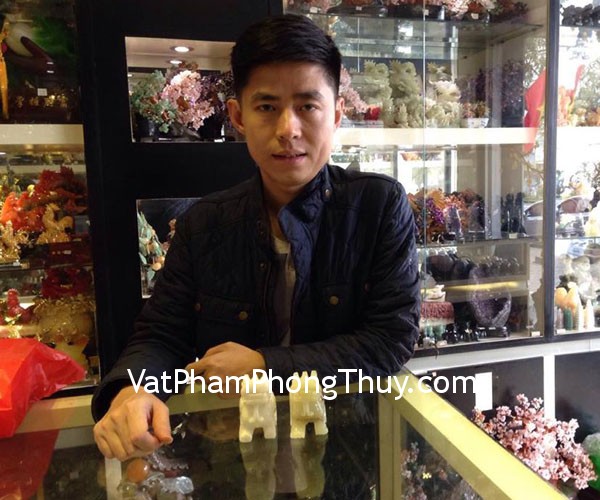 Anh Hà - khách hàng mua tỳ hưu  Bắc Kinh xanh chuẩn BKX-S và tỳ hưu Bắc Kinh trắng chuẩn BKT-S
