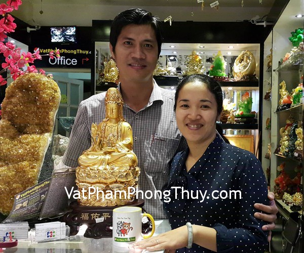 Anh Vũ- Khách hàng mua Vòng ngọc Myanmar S5160-S3-8294, Phật Bản Mệnh thạch anh đen S1132