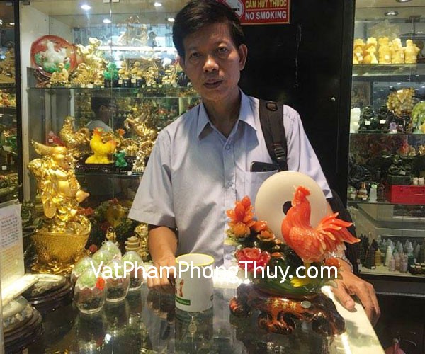 Chú Thanh - Khách hàng mua Gà ngọc đổ trên bụi mẫu đơn trắng G058A