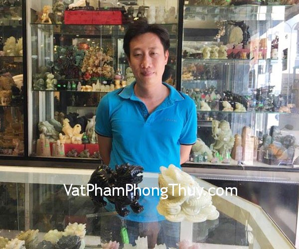 Anh Nhật - Khách hàng mua Tỳ hưu bắc kinh đen BKD-M và Thiềm thừ cẩm thạch CTT-M