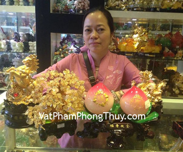 Chị Hiền - khách hàng mua tượng rồng, ngựa, đào tiên, tháp văn xương và cây tài lộc