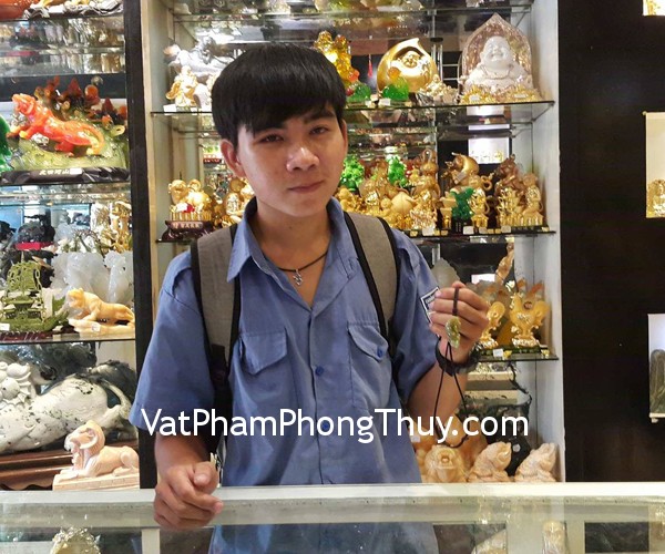 Anh Trình- khách hàng mua mặt tỳ hưu Phỉ thúy đặc biệt S5151-S3-2379