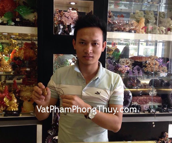 Anh Tuấn - khách hàng mua tỳ hưu đá mắt mèo S931