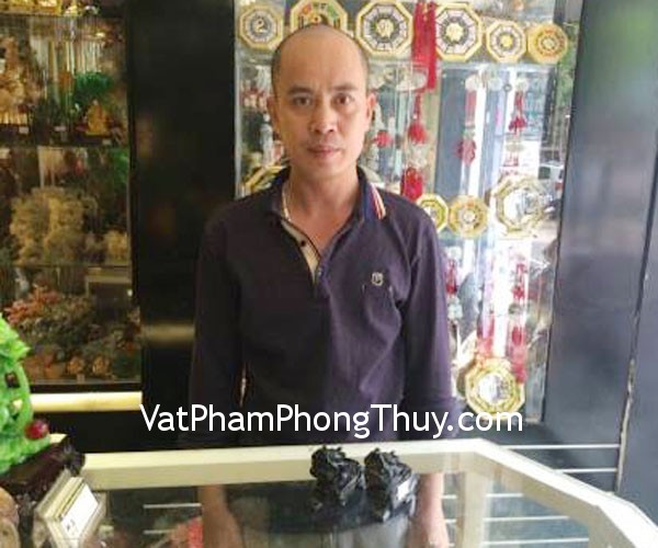 Anh Trọng- khách hàng mua tỳ hưu đá hắc ngà nhỏ H012