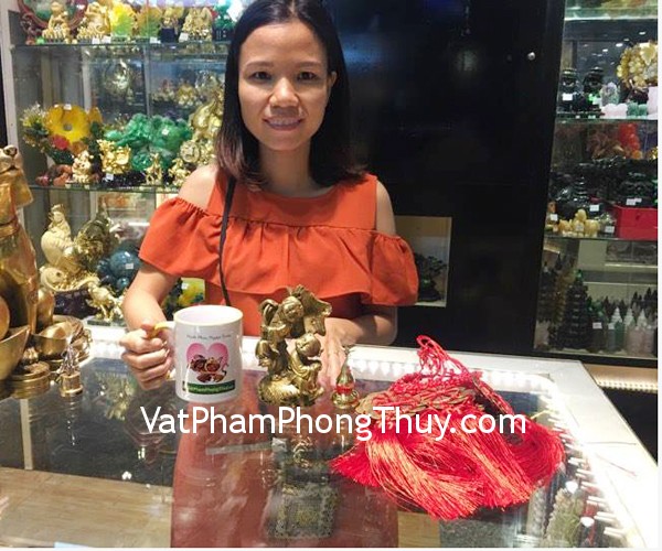 Chị Duyên - Khách hàng mua Liên niên đồng tử D170, Hoa mai thập toàn CC2024 và Hồ lô đồng nhỏ D206