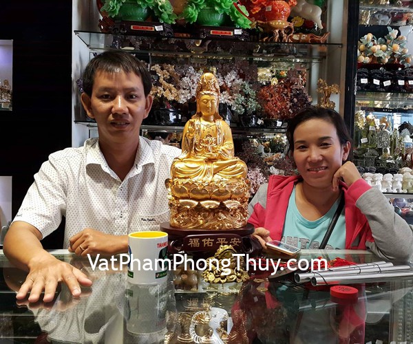 Anh Việt - khách hàng mua tượng quan âm mạ vàng H254G, chuông gió 5 ống CG1257, thiềm thừ đồng trung D213 và tiền xu may mắn phong thủy CC2024, CC1139