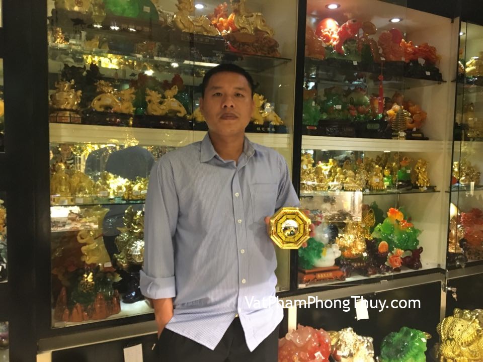 Anh Nam - khách hàng mua bát quái bọc nhôm vàng lõm nhỏ K1205
