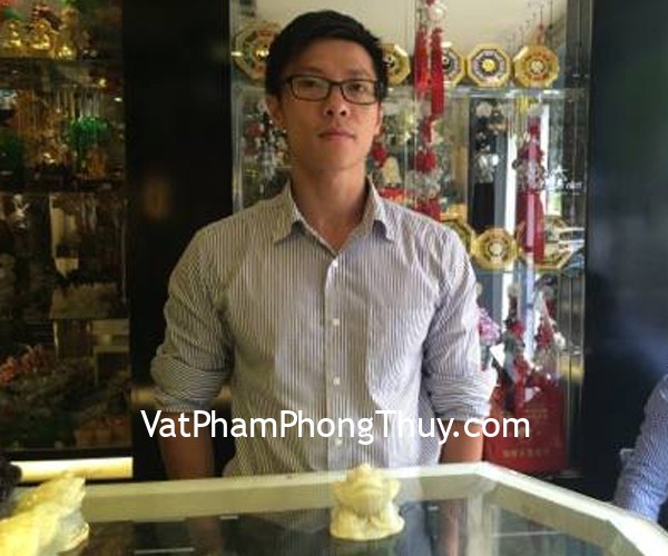 Anh Ninh- khách hàng mua thiềm thừ đá cẩm thạch Tây Tạng chuẩn CTT-S