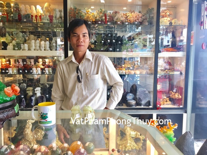 Anh Tuyến - khách hàng  mua cặp tỳ hưu bắc kinh xanh chuẩn BKX-S