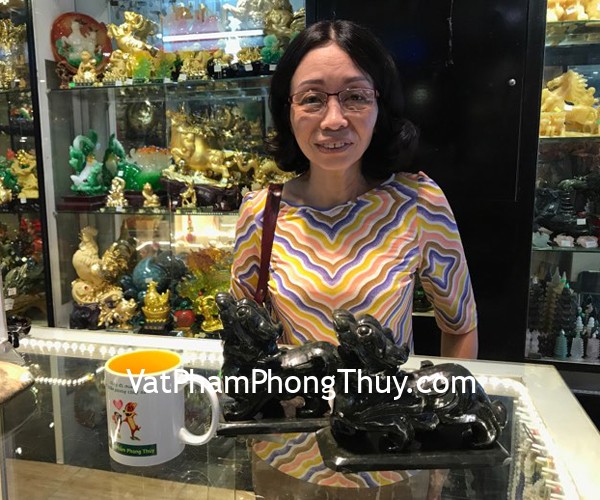 Cô Chi - Khách hàng mua Tỳ hưu lam ngọc M008