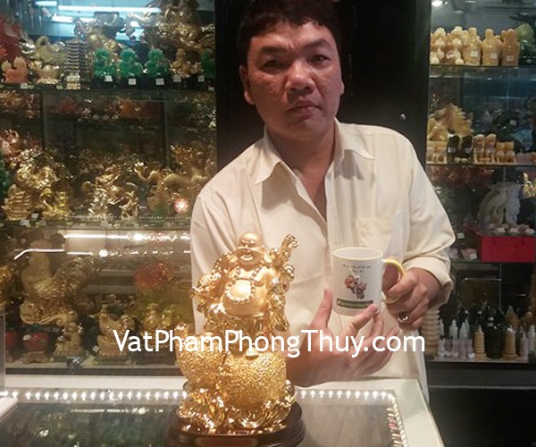 Anh Duy - Khách mua Phật di lạc quả đào vàng trên hồ lô vàng G152A