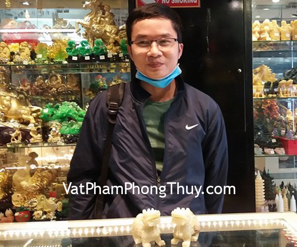 Anh Quyên - Khách hàng mua Tỳ hưu bắc kinh xanh chuẩn BKX-S