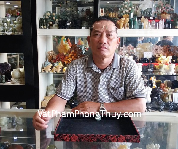 Anh Chín - khách hàng mua Phật Di Lạc Phỉ thúy S6321