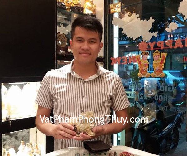 Anh Châu - khách hàng mua tỳ hưu bắc kinh xanh BKX-M