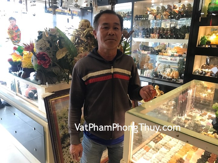 Chú Thiện - khách hàng đã mua chuỗi Tỳ Hưu mã não đỏ S6001