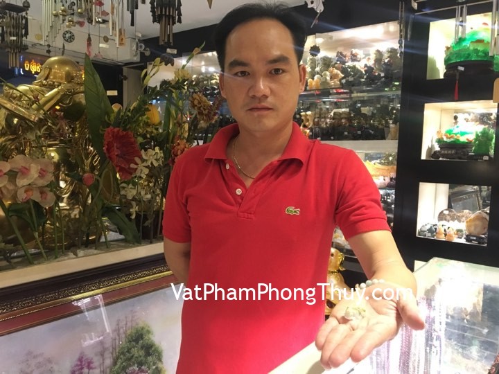 Anh Thuyên - khách hàng mua tỳ hưu ngọc phỉ thúy S5151-S5-1389,chuỗi phỉ thúy ống tròn hạt lựu S6678