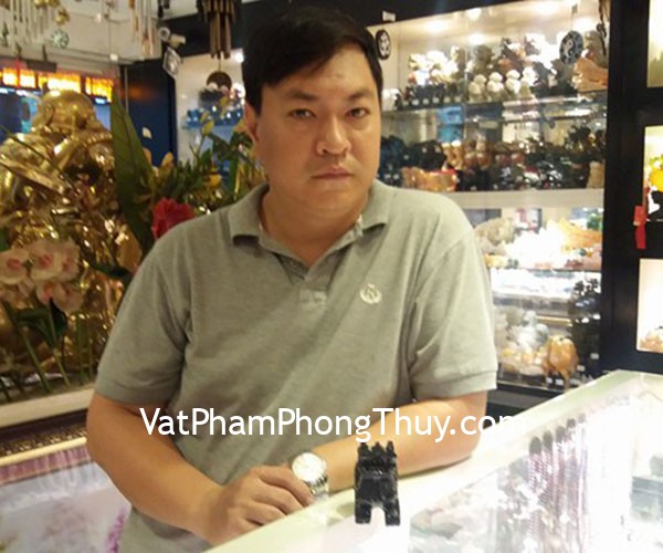 Anh Nam - khách hàng mua tỳ hưu bắc kinh đen BKD-S