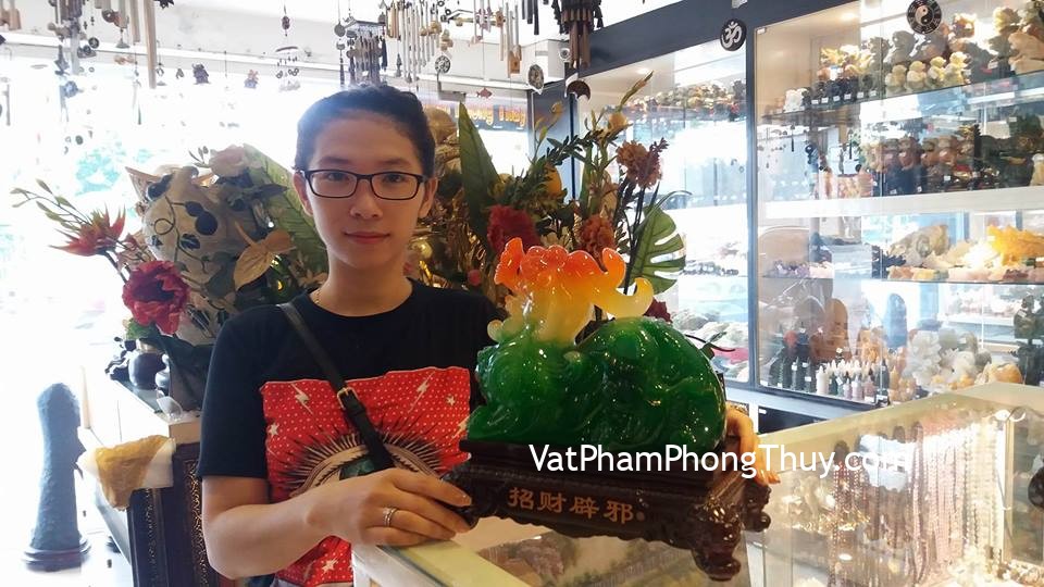 Chị Duyên - khách hàng mua Tỳ Hưu xanh C044A