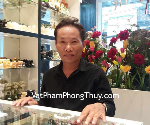 Chú Nhi - khách hàng mua vòng tay tỳ hưu ngọc Phỉ Thúy S6686