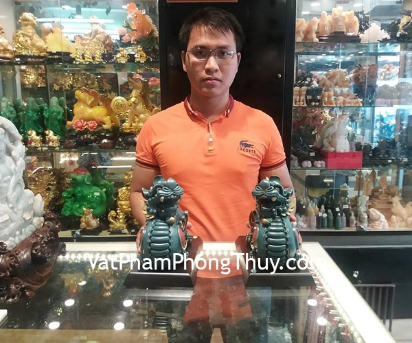 Anh Thái - Khách hàng mua Cặp tỳ hưu xanh kiểu cổ C050A
