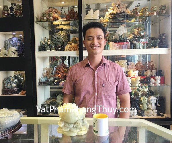 Anh Tiến - khách hàng mua Thiềm thừ đá Cẩm Thạch Tây Tạng CTT-L