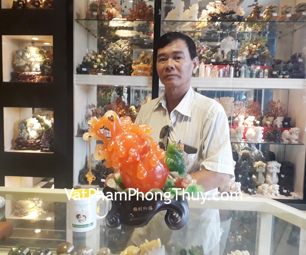 Chú Sơn - khách hàng mua Hồ lô chiêu tài nạp phước E225