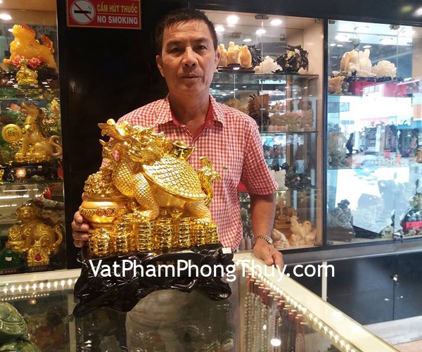 Anh Thành - Khách hàng mua Rùa đầu rồng khủng trên đống vàng C086A