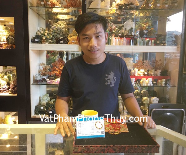 Anh Hiếu - khách hàng mua Chuỗi Hổ Phách S6353-7371