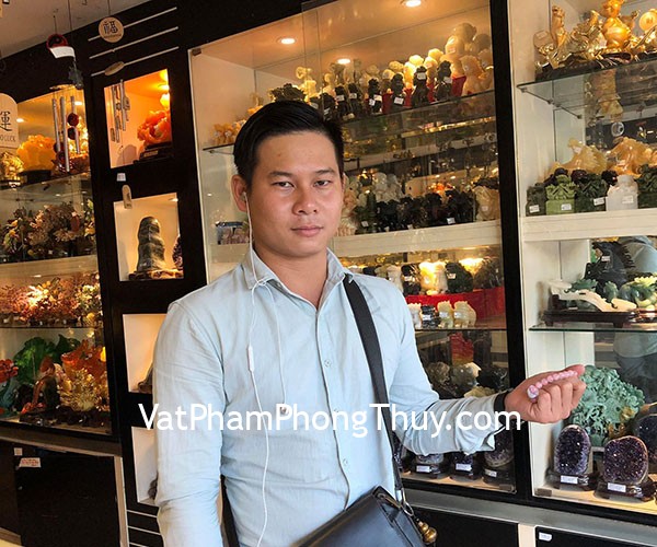 Anh Minh - khách hàng mua chuỗi thạch anh hồng S6658-S5-3255