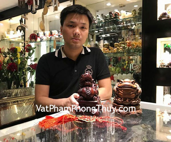 Anh Linh- Khách hàng mua Tỳ hưu chiêu tài E030, Thiềm thừ gỗ xoay E075, chiêu tài 10 xu CC2024