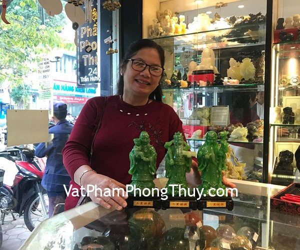Cô Oanh - Khách hàng mua Bộ tam đa xanh ngọc nhỏ C152A